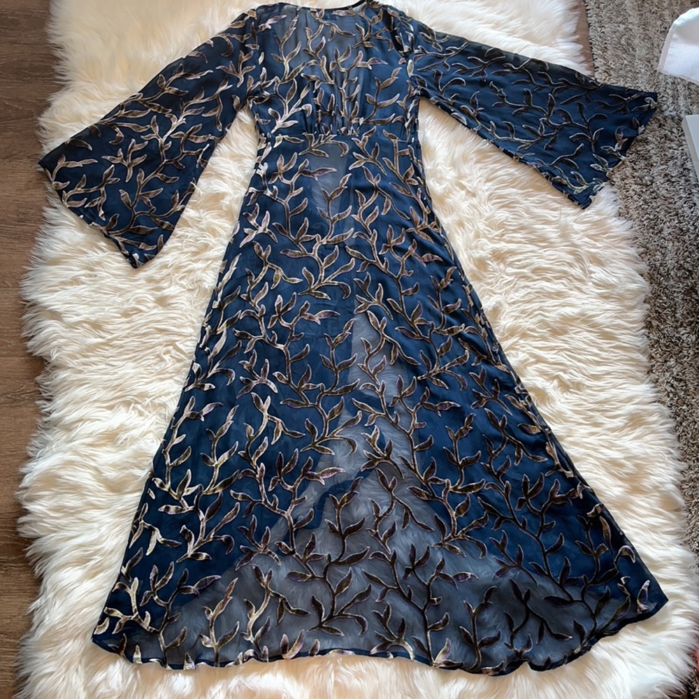 NWOT Show Me Your Mumu Anita Wrap Kimono ~ in The Vinings Burn Out - Picture 9 of 13